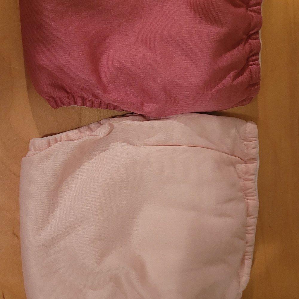 BumGenius Cloth Diapers - Rose and Light Pink